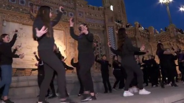 El 'flashmob' ya se celebró en 2023 en las tres capitales de provincia