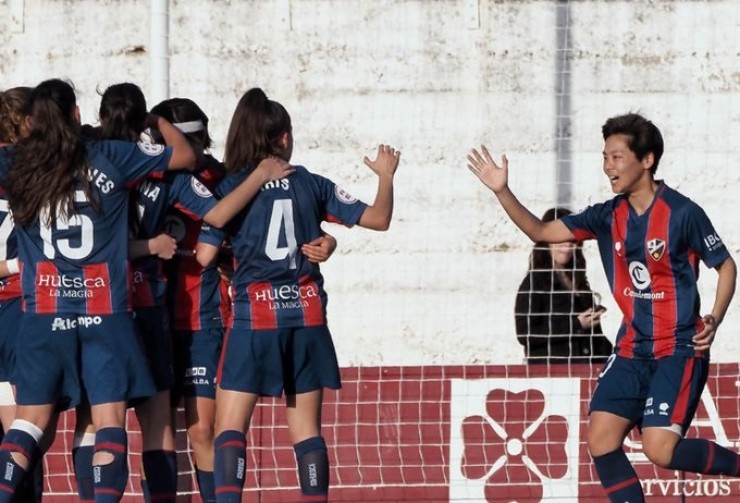 La SD Huesca ha sumado una importante victoria ante el colista del grupo. Foto: SD Huesca
