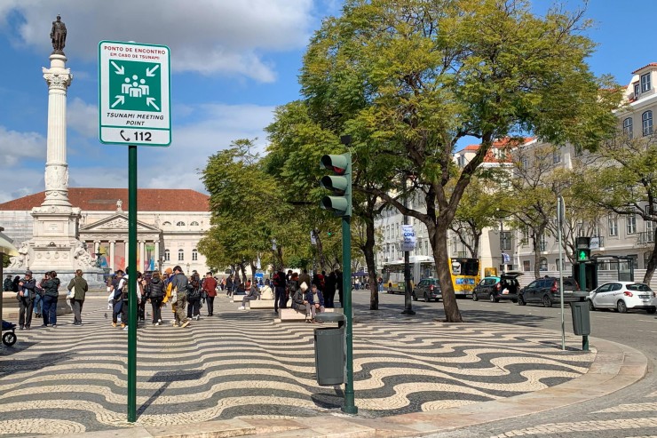 Vista de una plaza de Lisboa. (EFE)