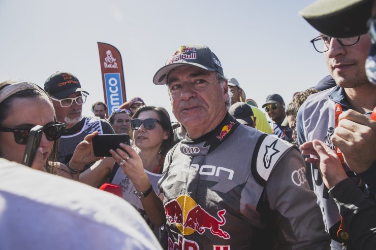Carlos Sainz, durante la última edición del Rally Dakar. Foto: Carlos Sainz