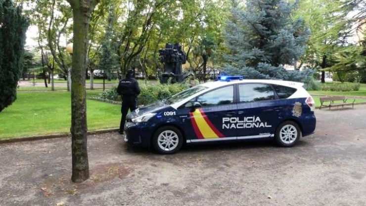 Coche patrulla de la Policía Nacional. (Comisaría de Teruel).