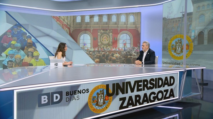 El rector de la Universidad de Zaragoza, José Antonio Mayoral, este miércoles en el programa Buenos Días.
