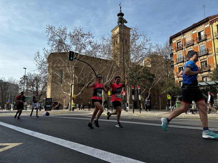 Más de 3000 deportistas han participado en la carrera: Foto: Media Maratón de Zaragoza