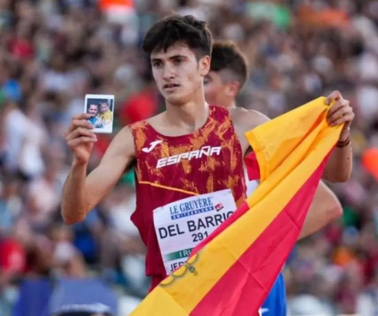 El aragonés Sergio del Barrio, mejor atleta nacional Sub-20 del año 2023