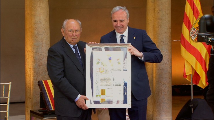 César Trillo ha sido galardonado este martes con el premio Aragón 2024.