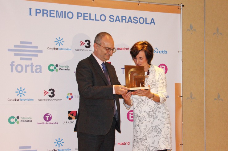 Jesus López cabeza recoge el Premio Pello Sarasola de FORTA