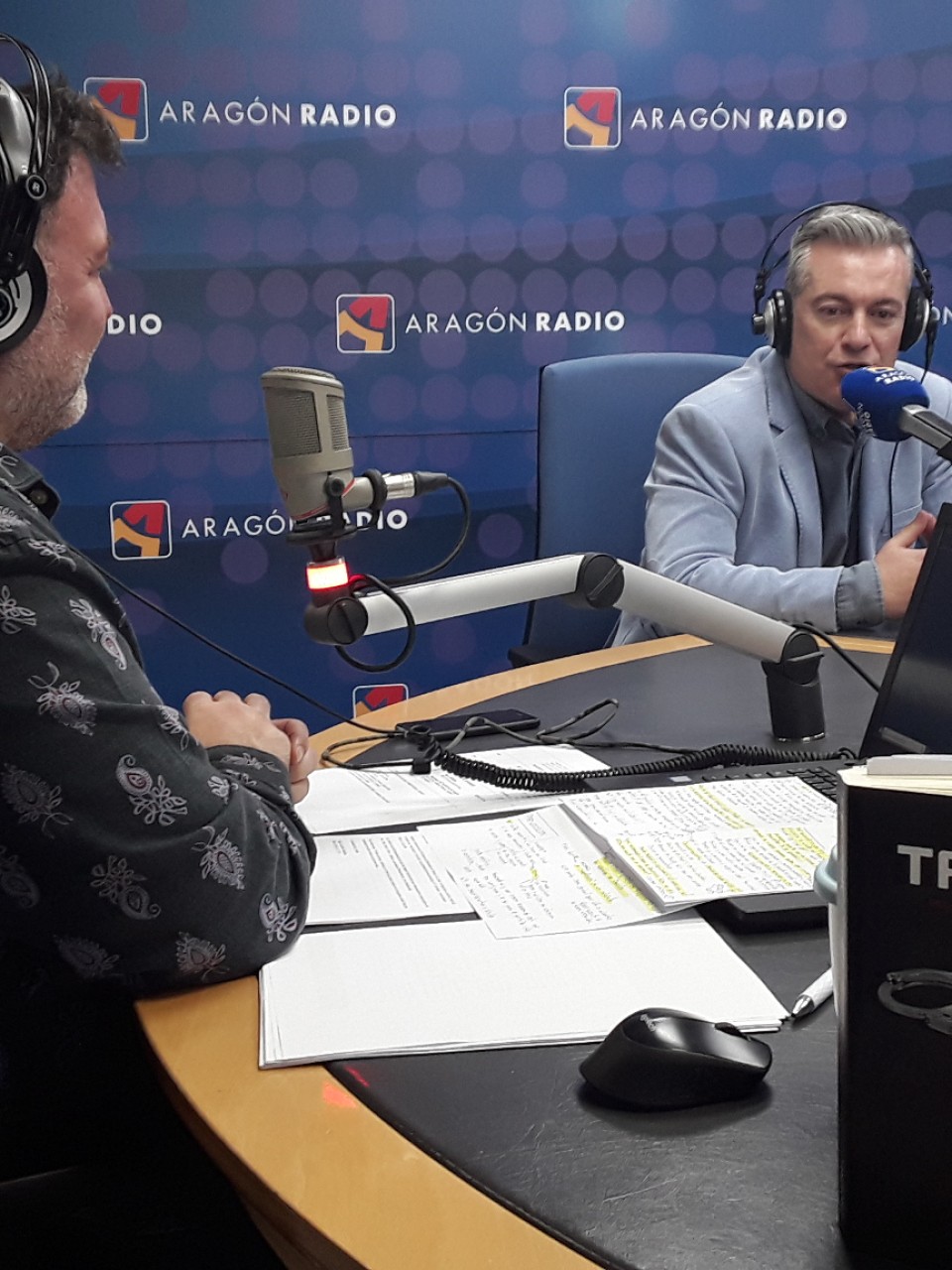 Imagen Entrevista a Michel Suñen en Aragón Radio