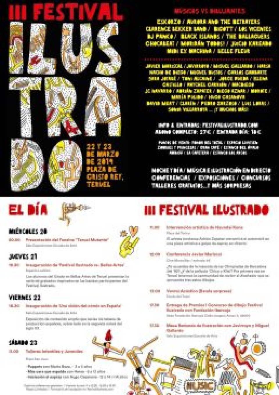 Imagen Programa del III Festival Ilustrado de Teruel.