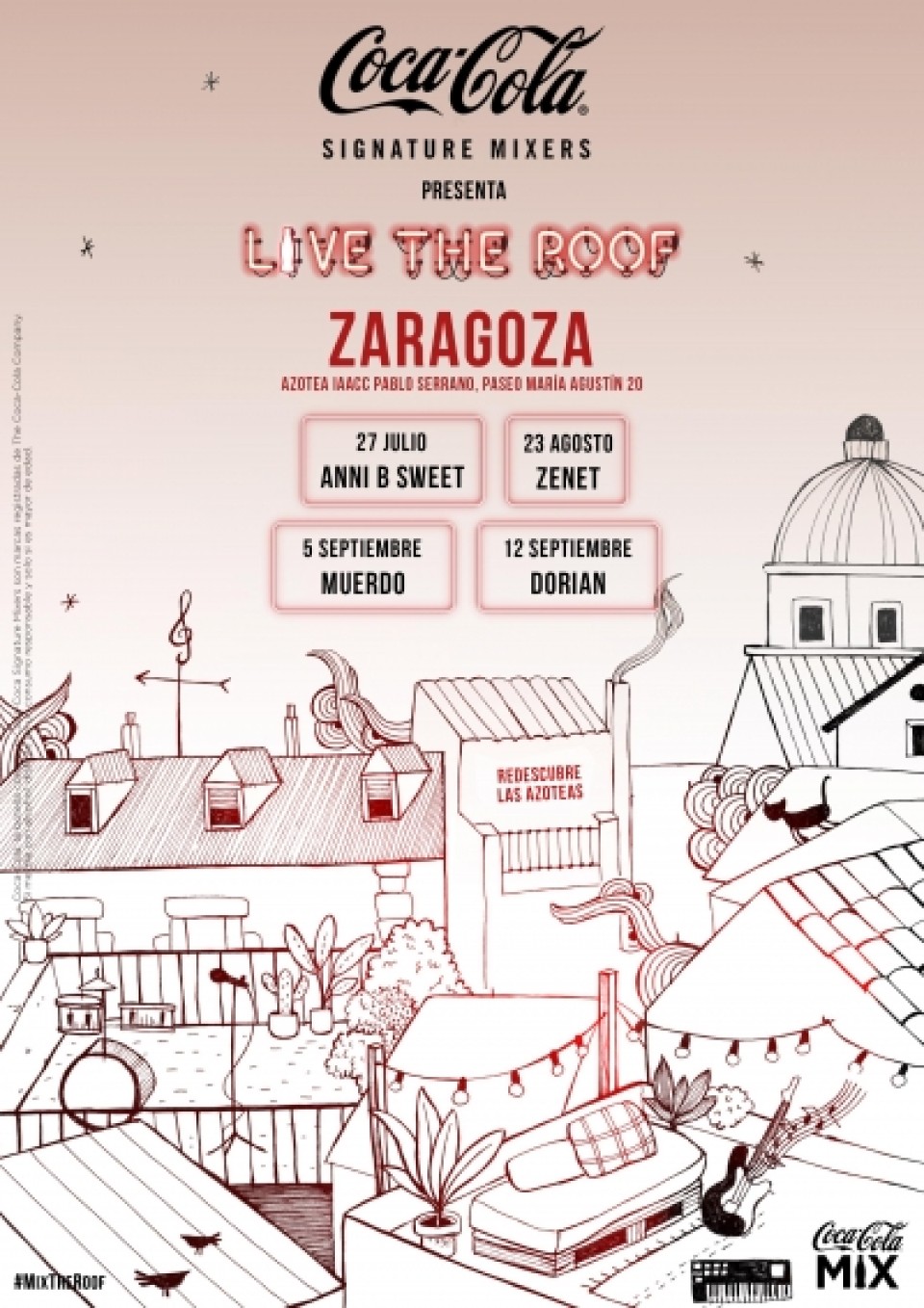 Imagen Cartel 'Live the roof' - Zaragoza