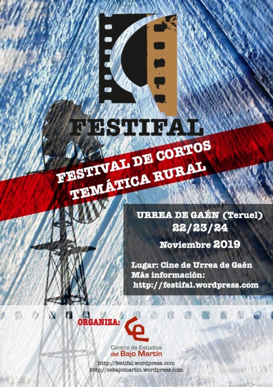 Imagen Cartel del festival de Urrea de Gaén.