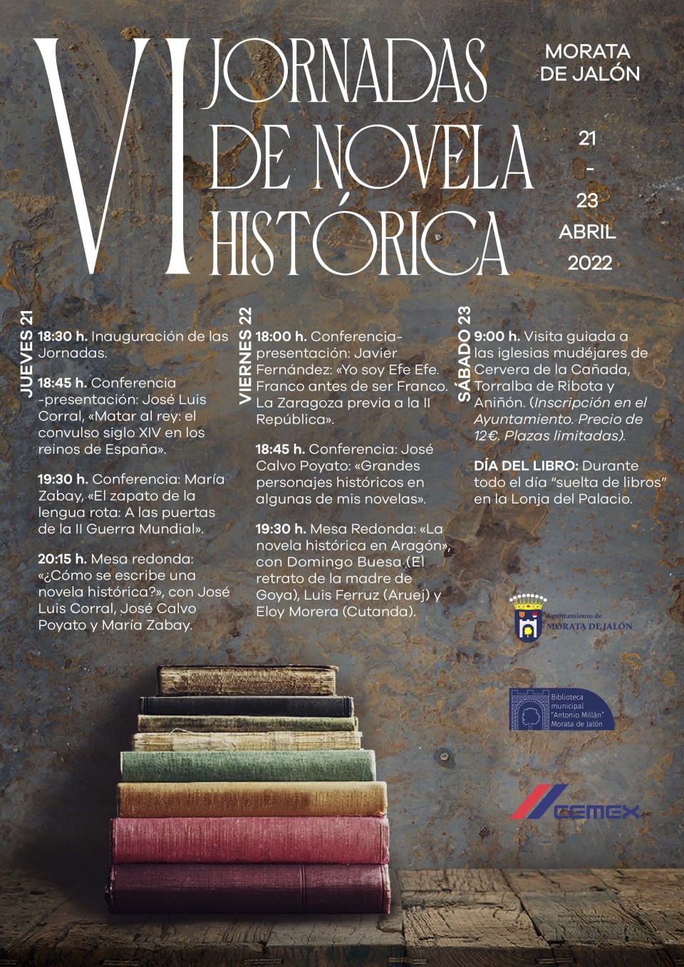 Imagen VI Jornadas de Novela Histórica en Morata de Jalón