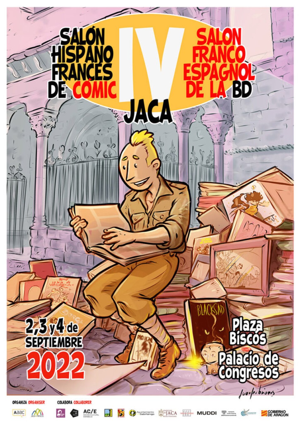 Imagen Cartel Salón del Cómic de Jaca