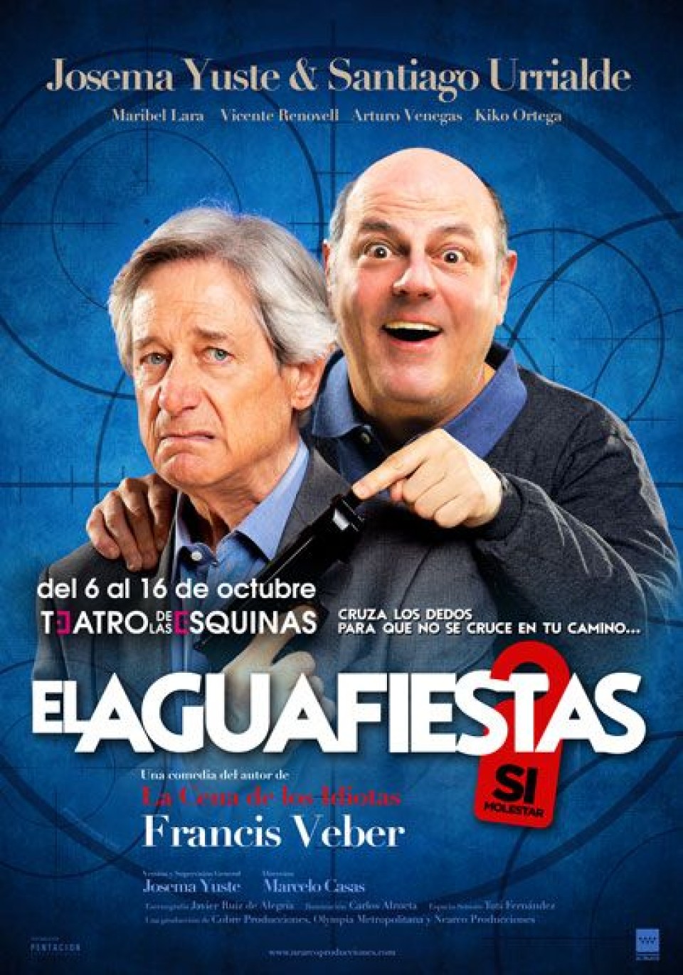 Imagen Josema Yuste y Santiago Urrialde llegan a Zaragoza con ‘El Aguafiestas’