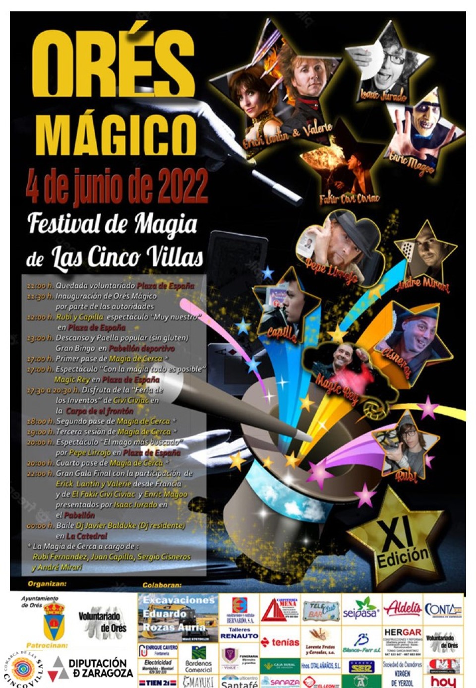 Imagen Cartel y programación de 'Orés Mágico'