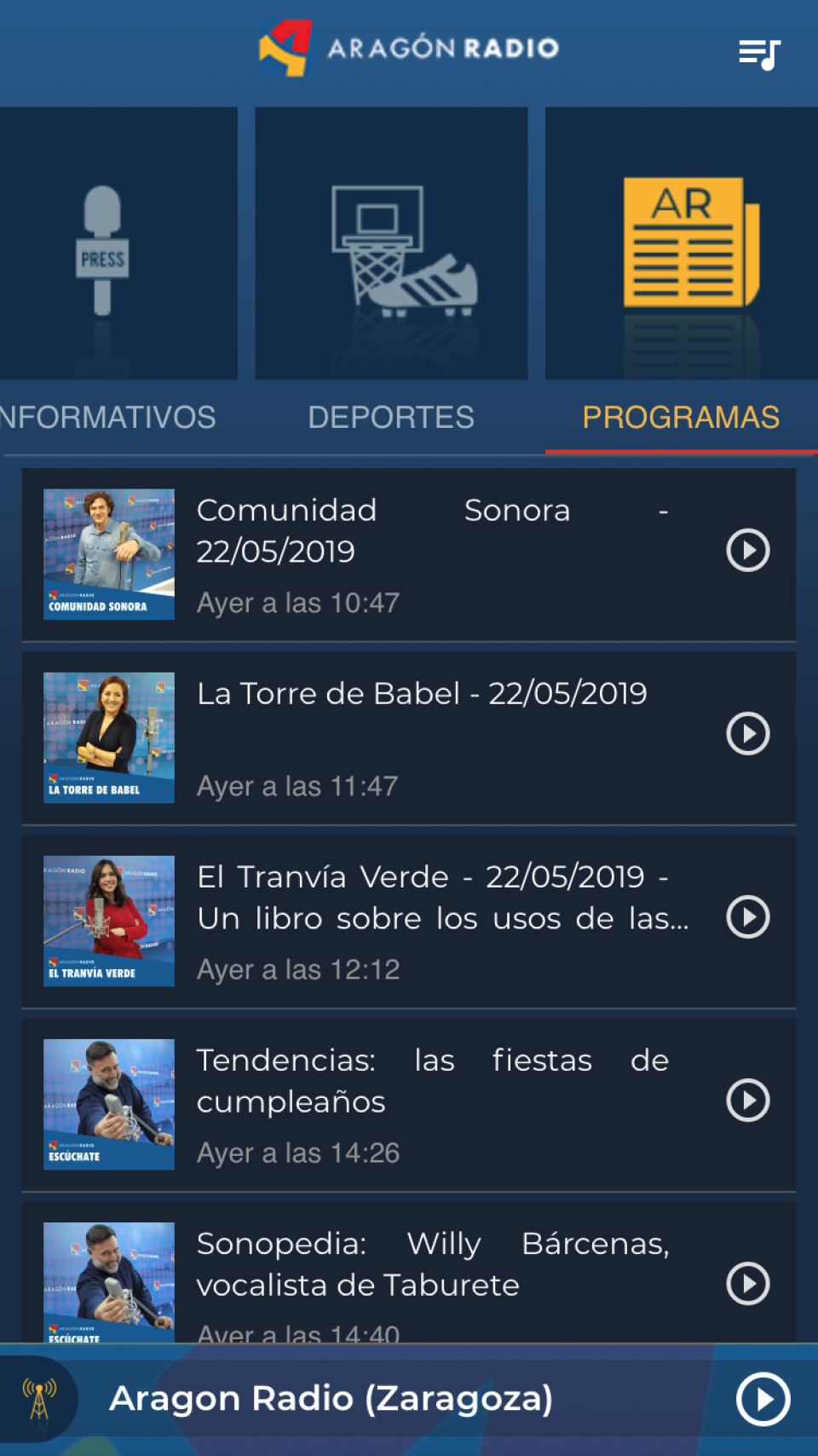Imagen Nueva App de Aragón Radio 