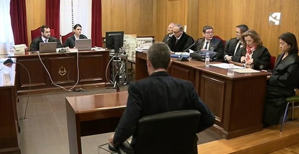 Imagen Imagen de una sesión del juicio por los bienes de las parroquias del Aragón oriental.