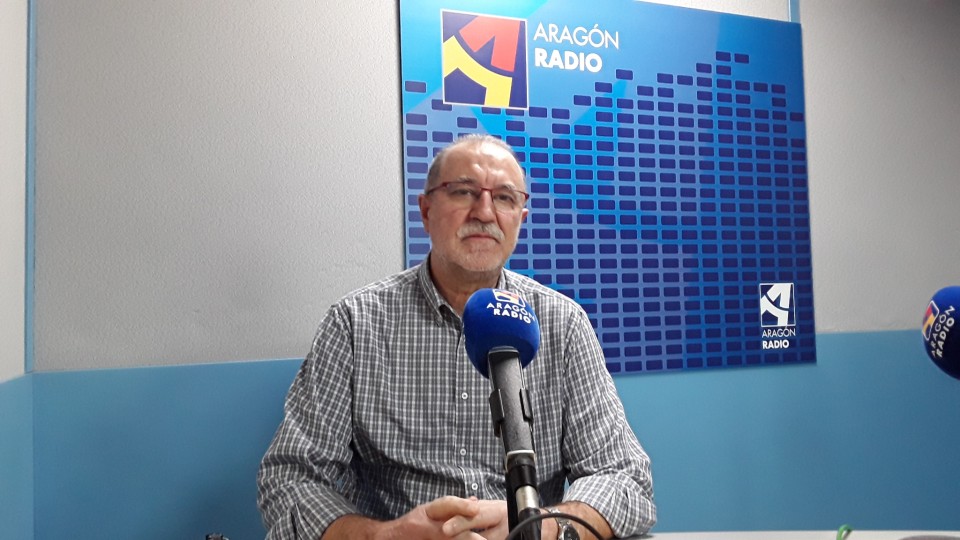 Imagen Jesús Cáncer Campo en una entrevista realizada en Aragón Radio [plano 3]