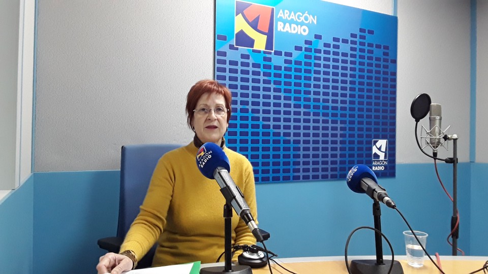 Imagen María José Sanjuan entrevistada en Aragón Radio