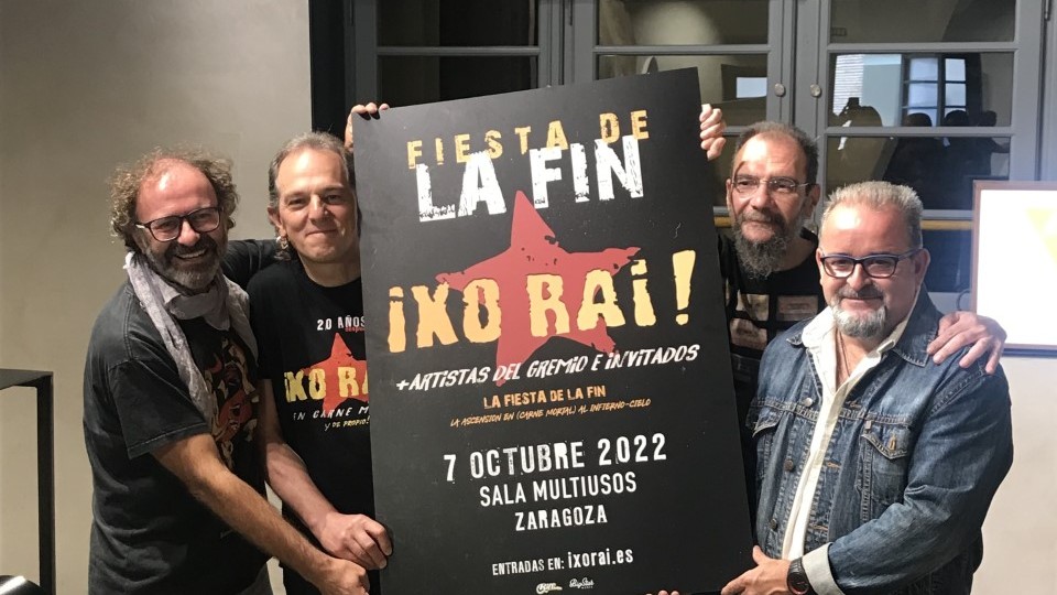Imagen El grupo aragonés IXO RAI! anuncia su adiós definitivo