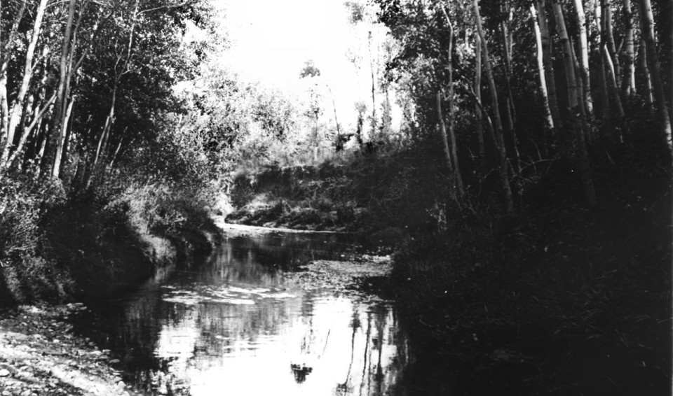Imagen Paisaje del Flumen en Huesca. 1914