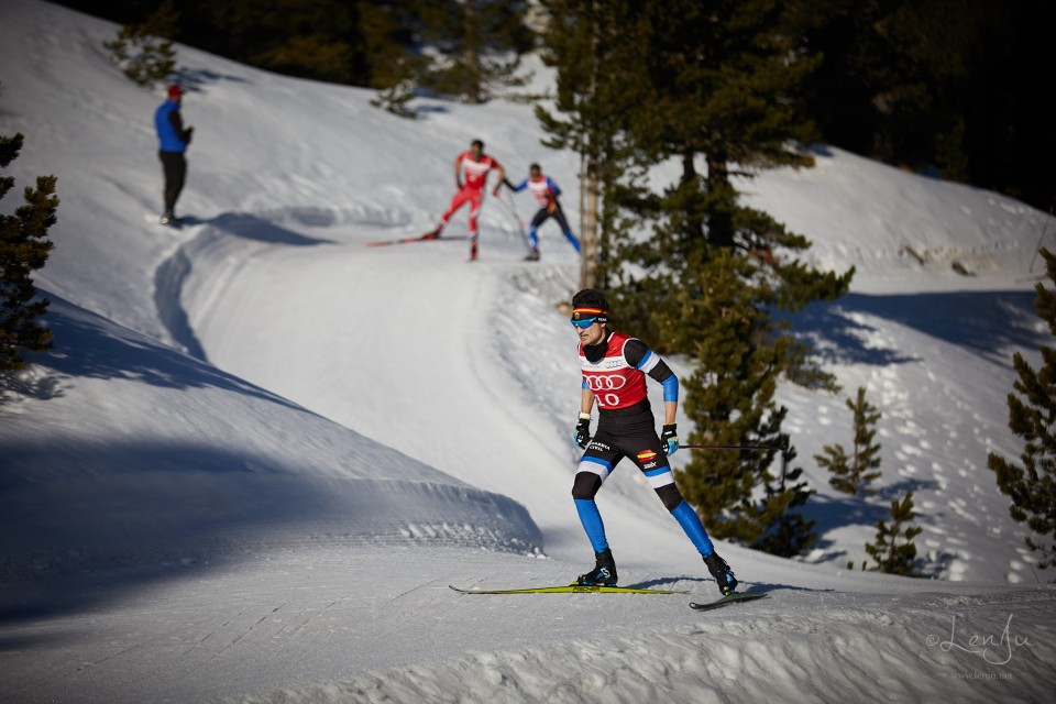 Imagen Celebración del Campeonato de España de Esquí de Fondo en el Espacio Nórdico Roncalia, en Belagua (Valle del Roncal-Navarra). Imagen: Julen Juaristi.