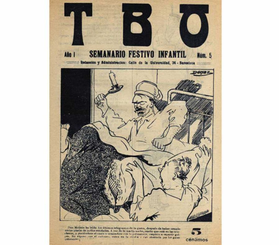 Imagen La portada de la mítica revista TBO.