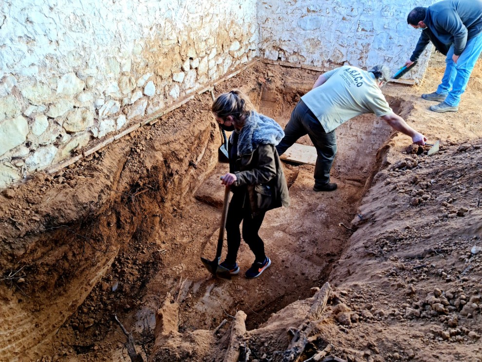 Exhumación restos de María Domínguez Remón