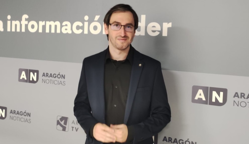 Adrián Gimeno es el director gerente del Instituto Aragonés de Juventud de Aragón. / FUENTE: Aragón Noticias