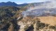 Imagen aérea de parte del incendio. (112 Aragón)