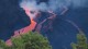 Imagen del volcán de La Palma este sábado.